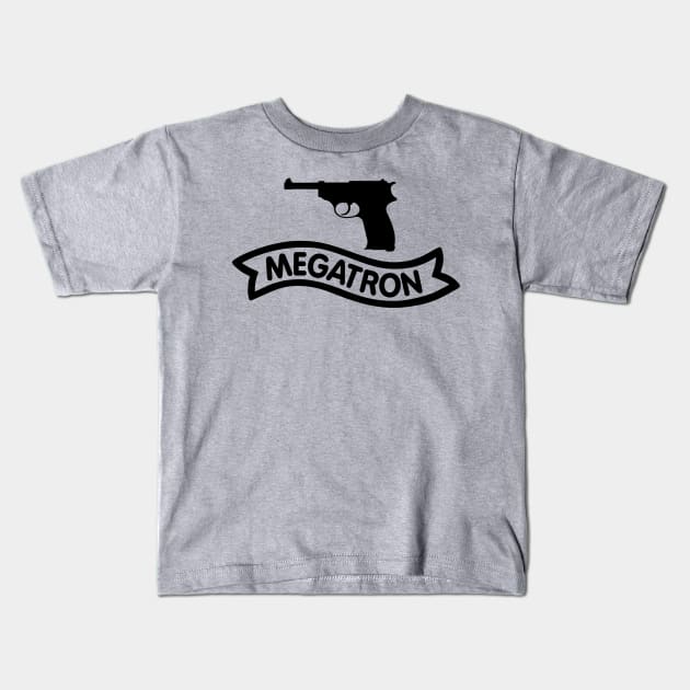 Megatron - Walther P38 Kids T-Shirt by lonepigeon